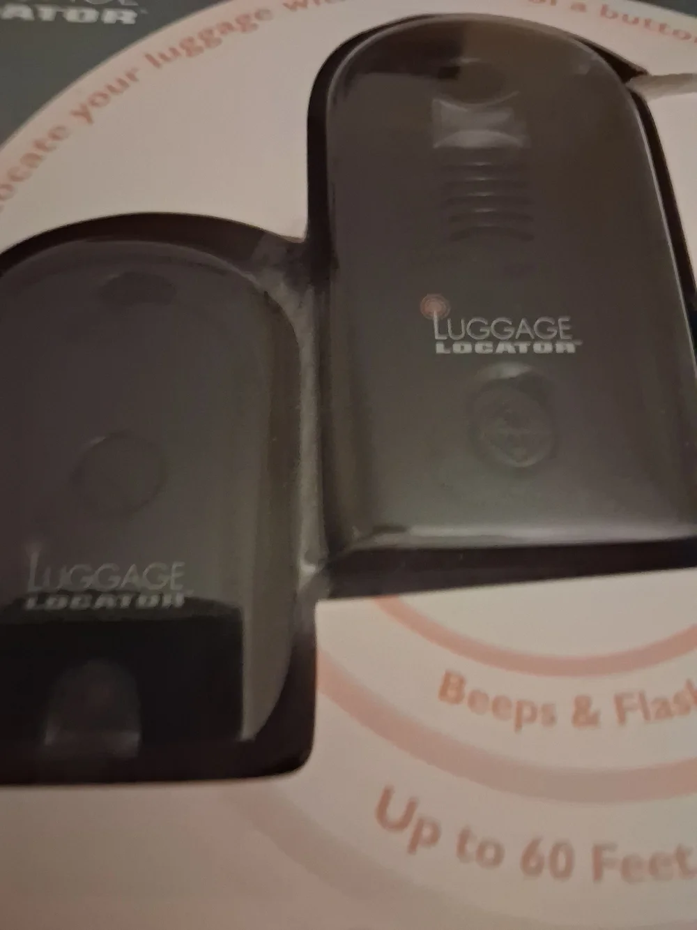 Luggage Locator Wearable Tracker - Black -